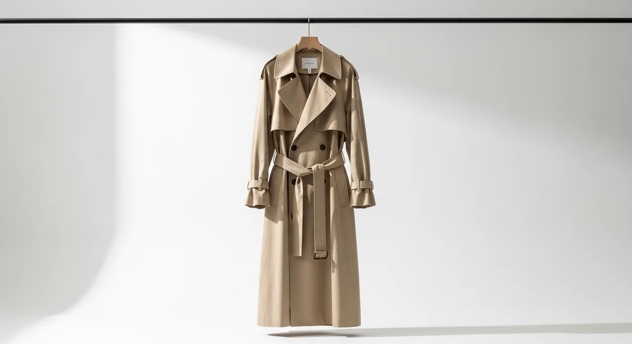 1. [디자이너윈도] 26SS 프리미엄 코튼 오버핏 트렌치코트